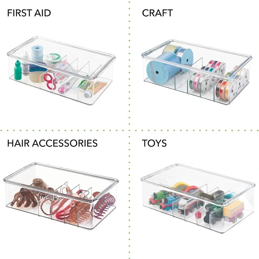 Clear Stackable Storage Organizer